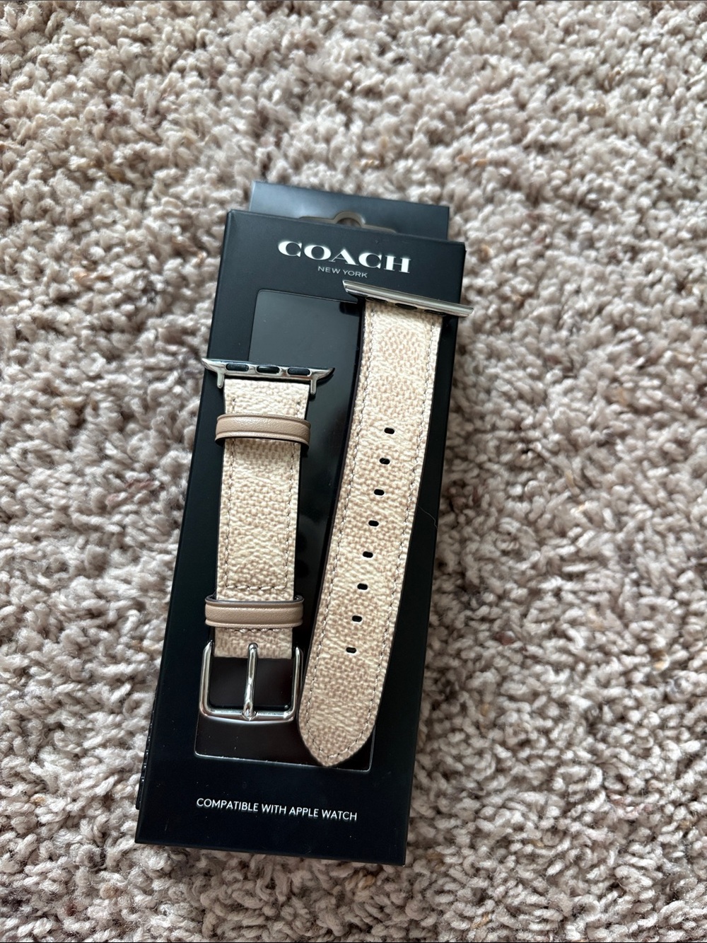 Coach Leather Apple Watch Band